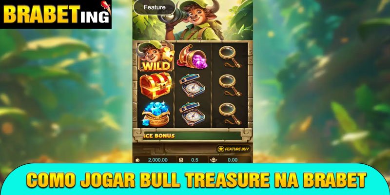 Como Jogar Bull Treasure na Brabet