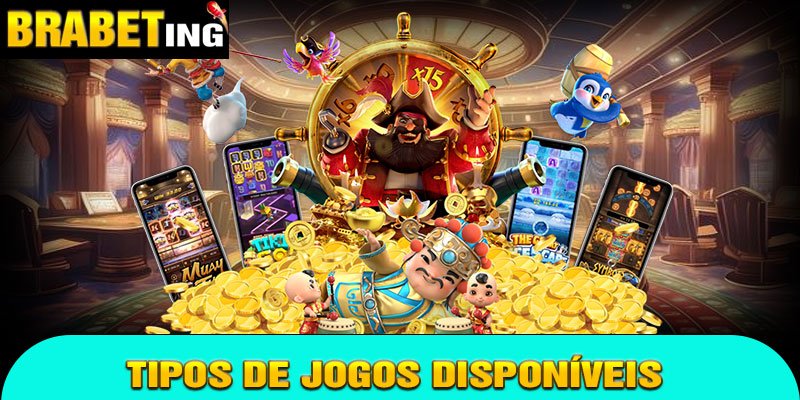 Tipos de Jogos Disponíveis na Brabet